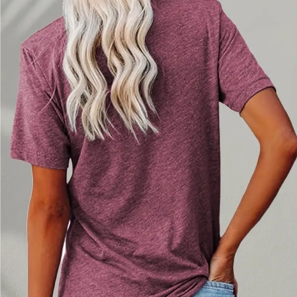 New! Women's Graphic Tee - I’d Rather Be Thrifting wine color Sz XL - Picture 3 of 5